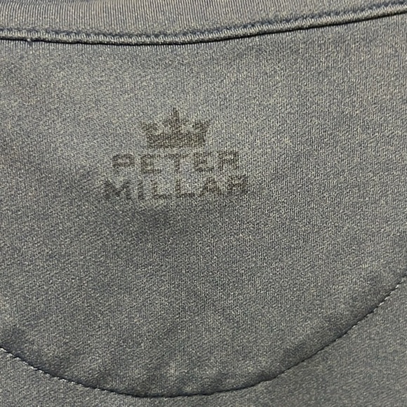 Peter Millar men’s blue quarter zip performance vest size Large - Picture 5 of 8